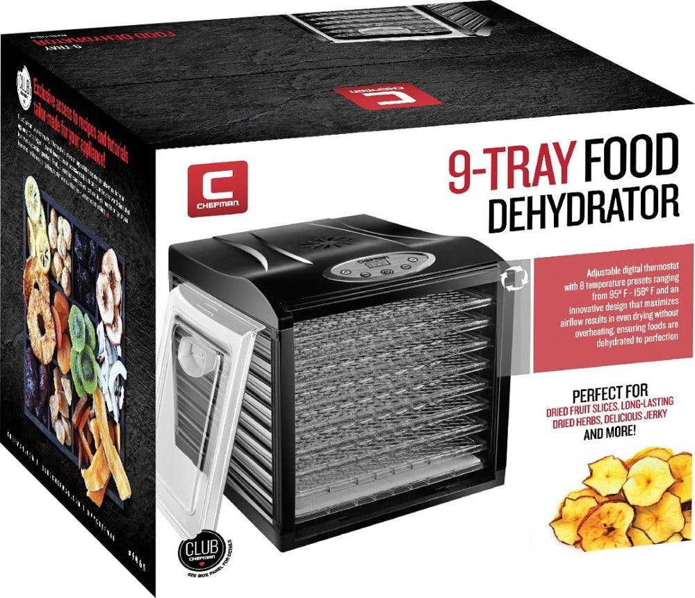 Chefman 9-Tray Food Dehydrator, $100 at Best Buy! - The Krazy Coupon Lady