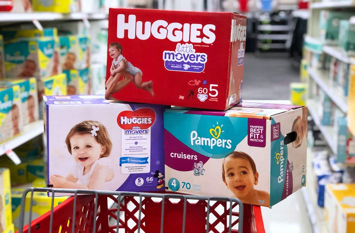 How do I build a stockpile of diapers or laundry detergent at Target?