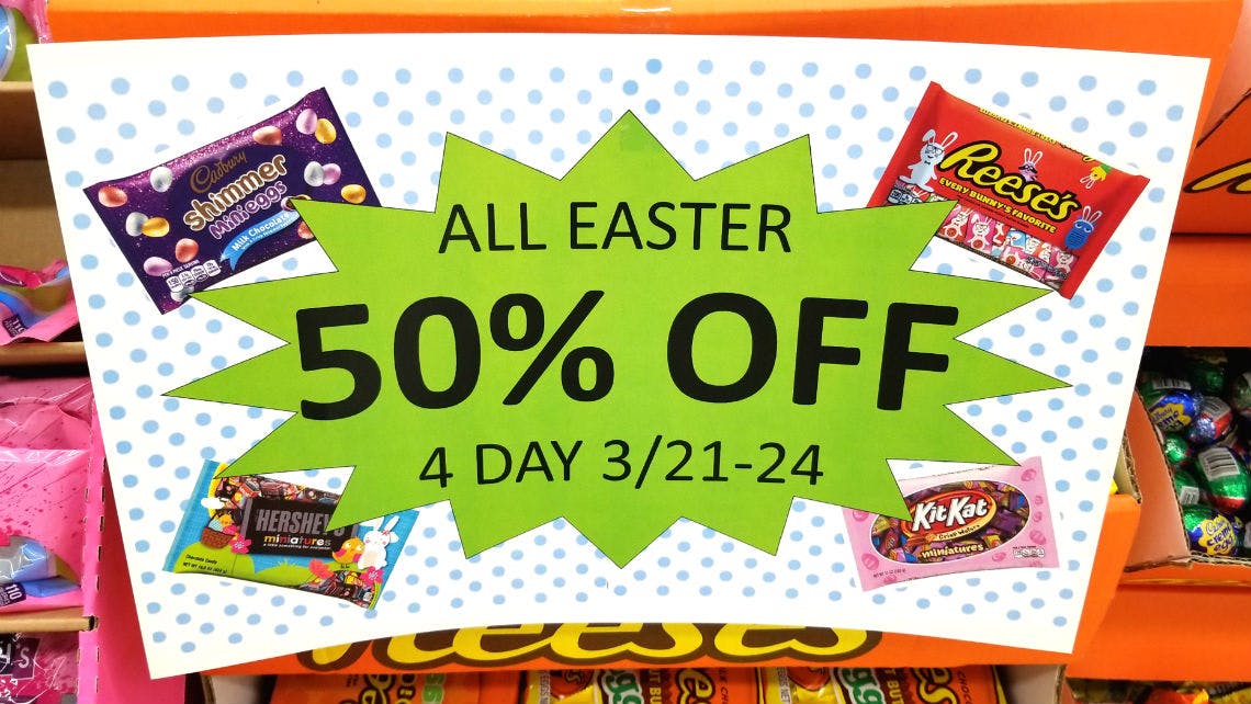 4 Days Only! 50% Off Easter Candy at Kroger! - The Krazy Coupon Lady