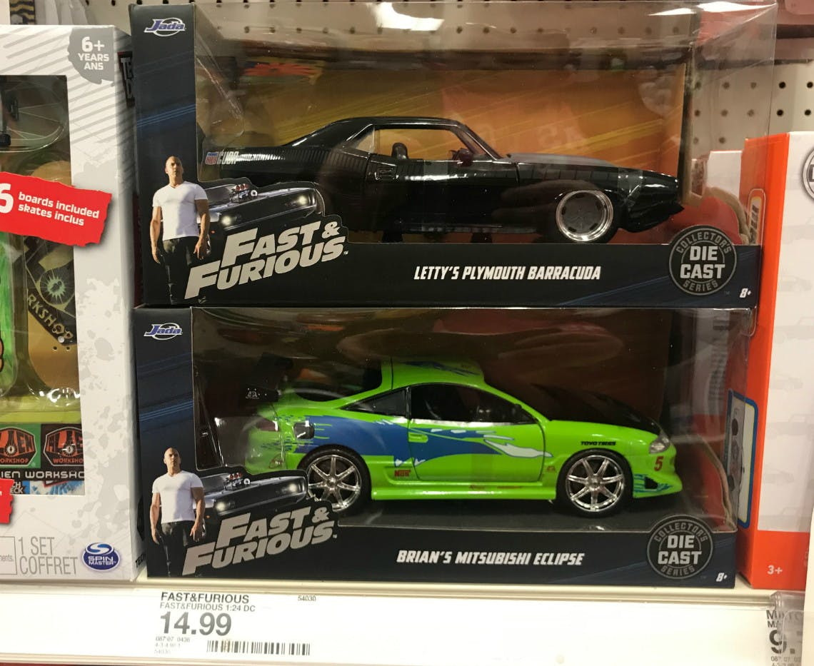 fast and furious diecast cars walmart