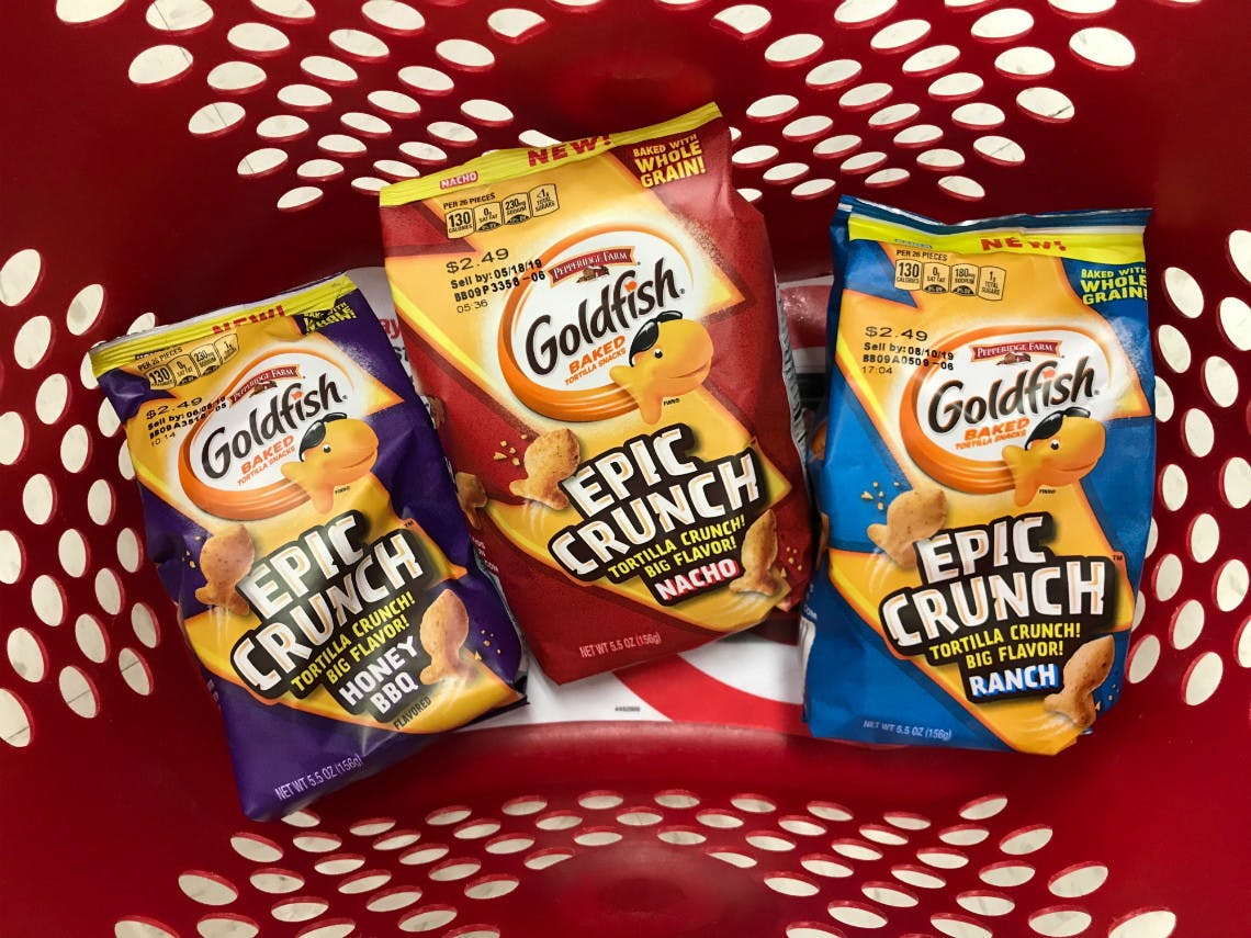 Goldfish Epic Crunch Crackers, Only $0.91 at Target! - The Krazy Coupon