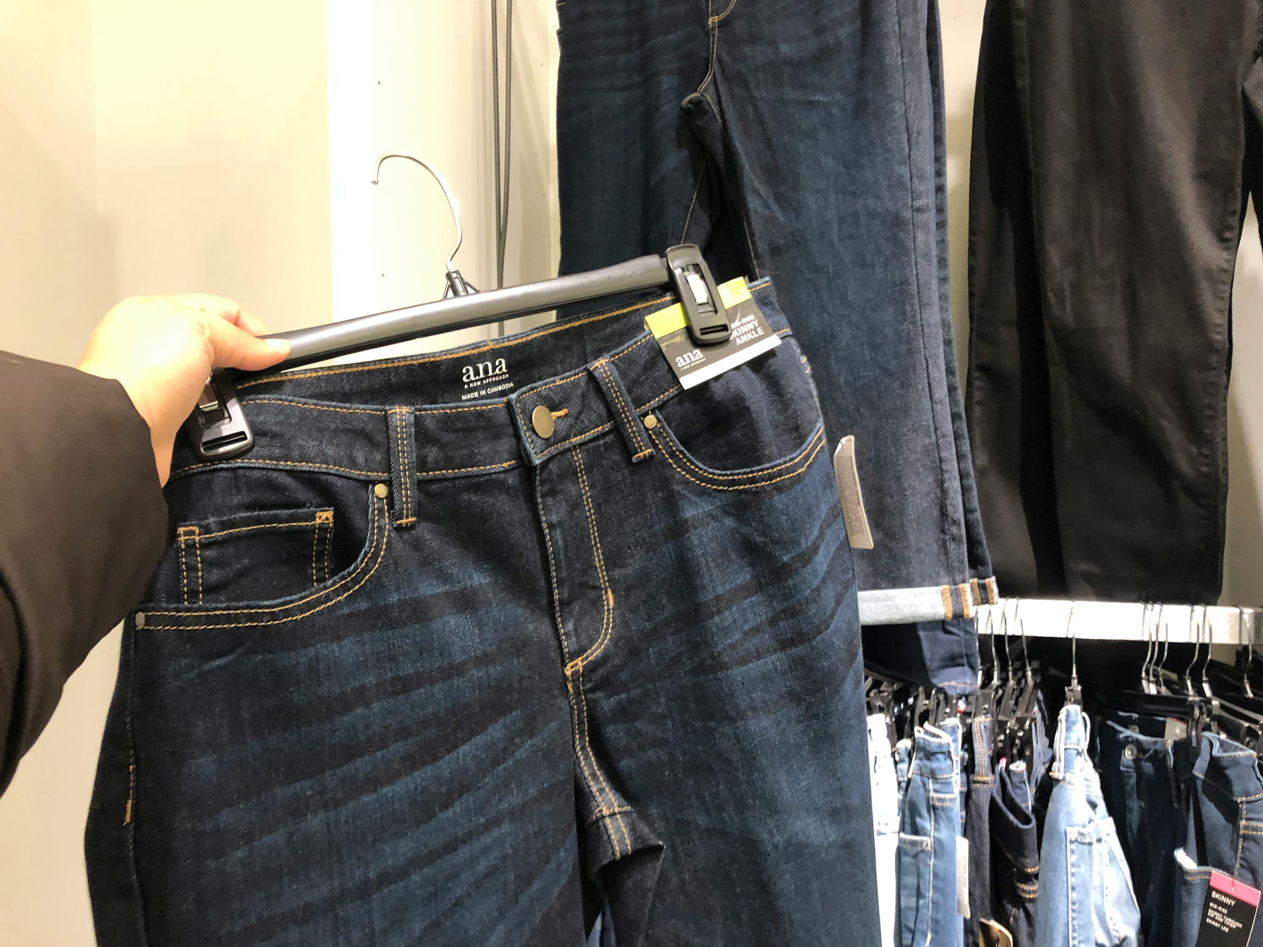 jcpenney ana skinny ankle jeans