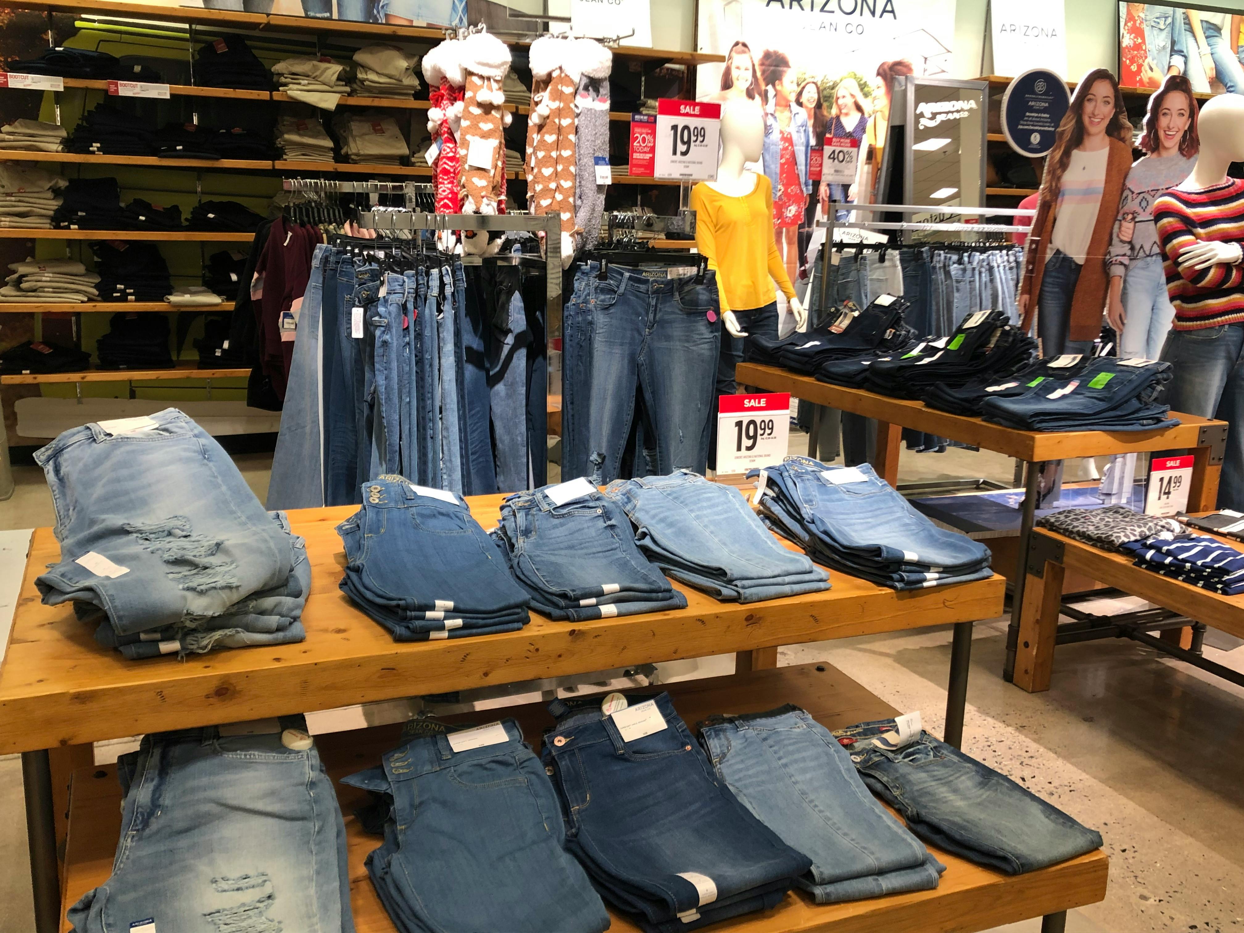 arizona jeans outlet