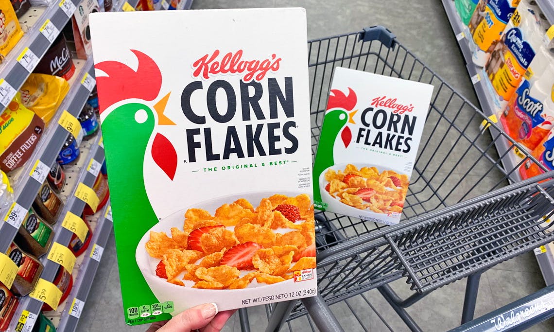Kellogg's Corn Flakes, Only 0.88 at Walgreens! The Krazy Coupon Lady