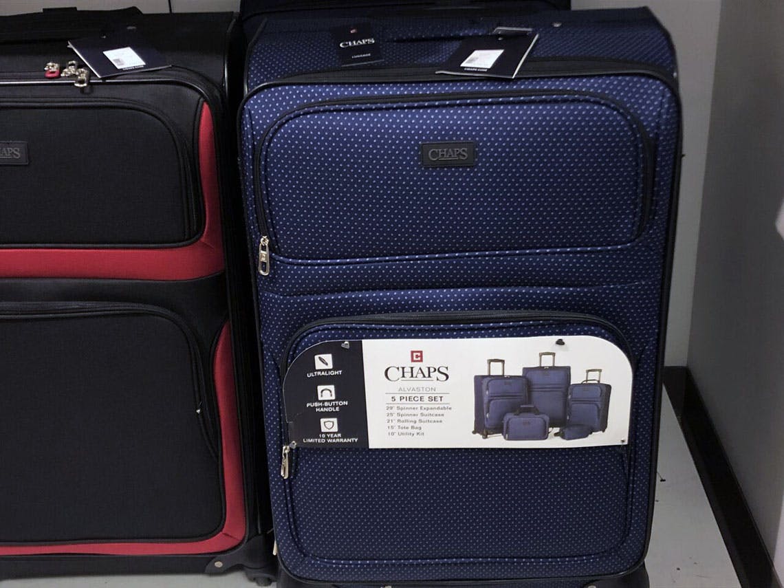 kohls 5 piece luggage set