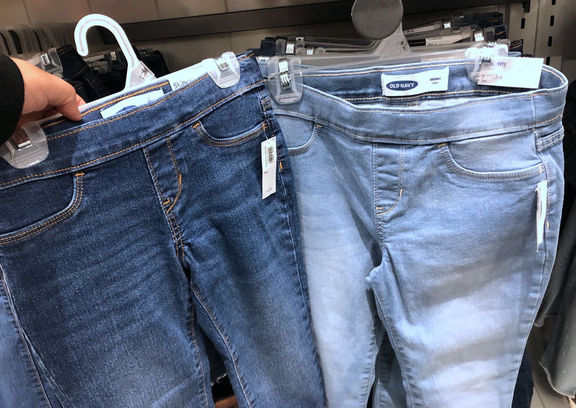old navy jeans in store