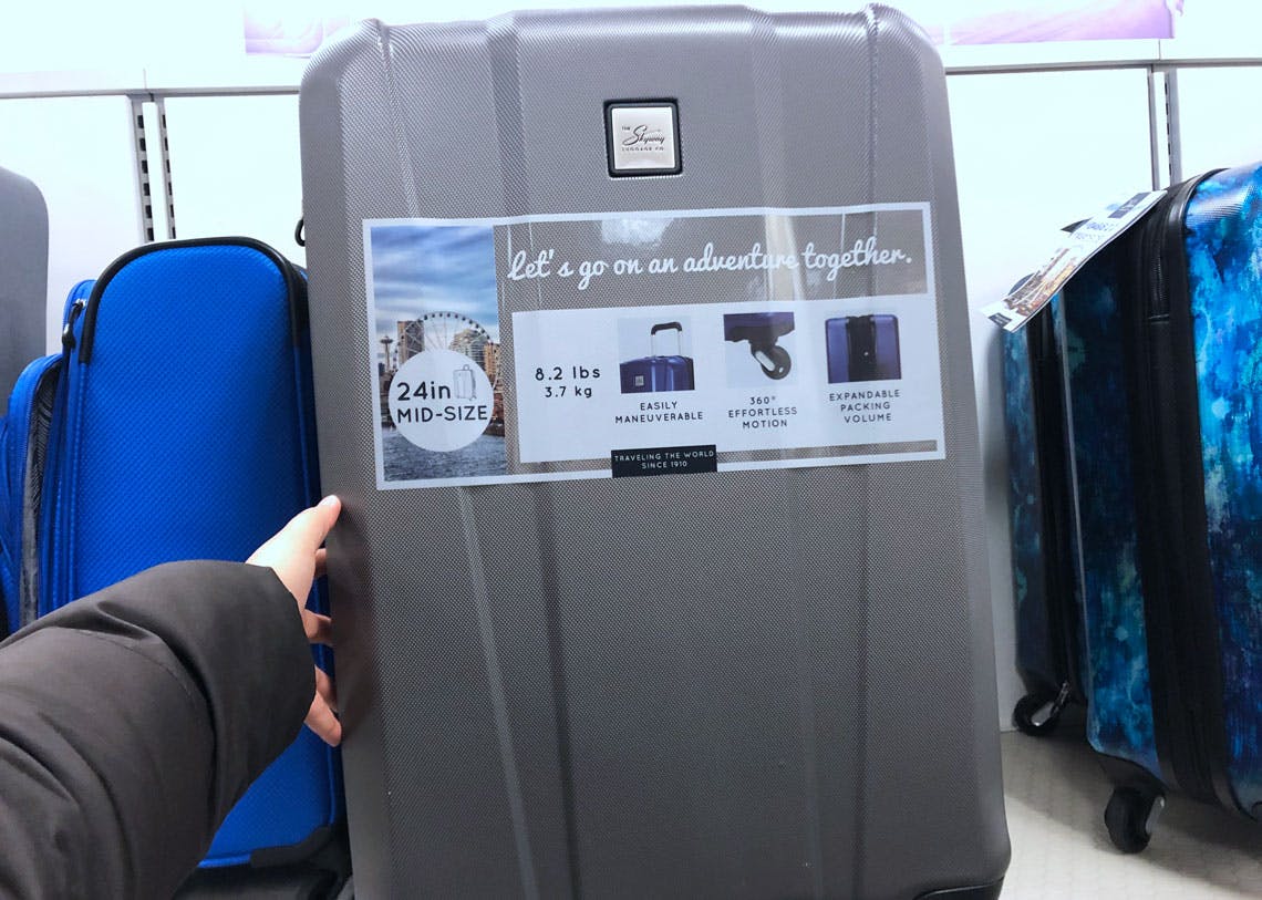 kohls hard case luggage