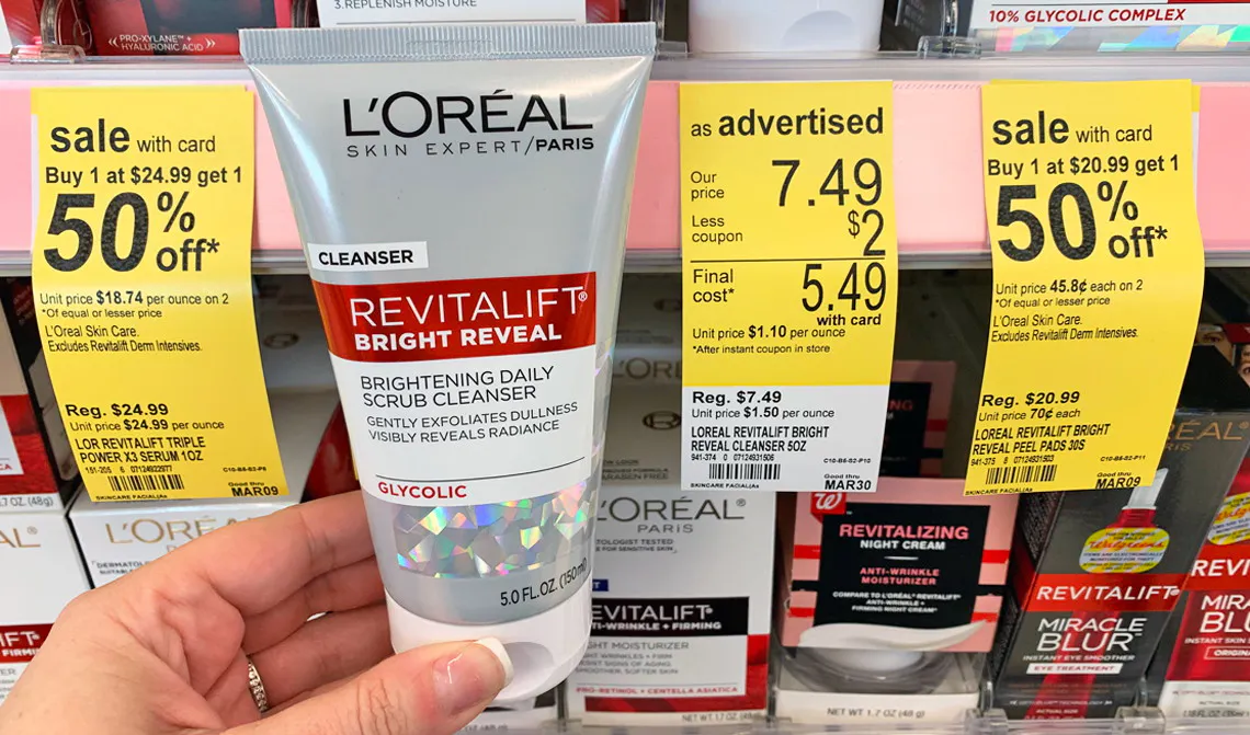 L Oreal Revitalift Cleansers Only 2 12 At Walgreens The Krazy 