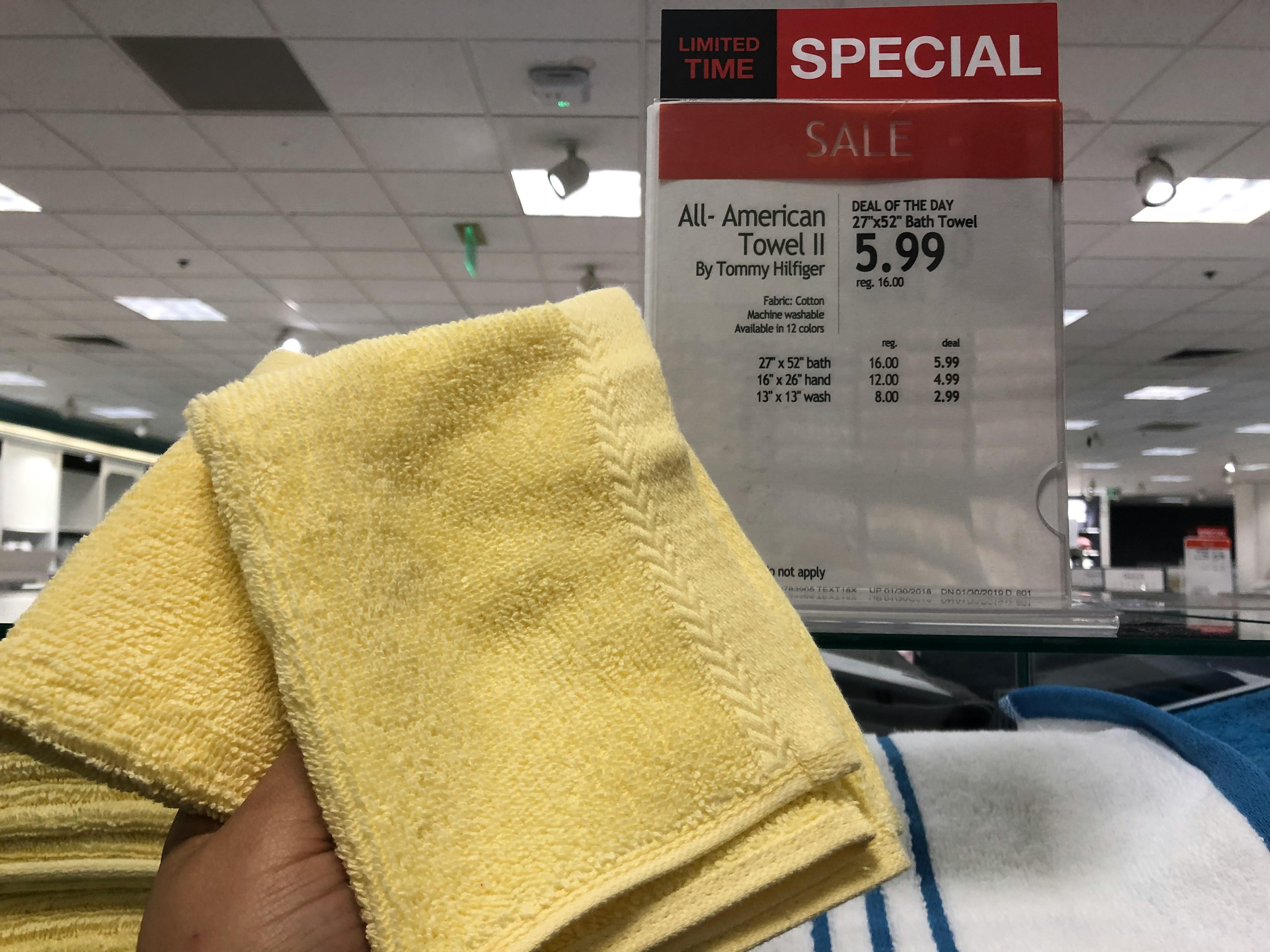 tommy hilfiger towels tj maxx