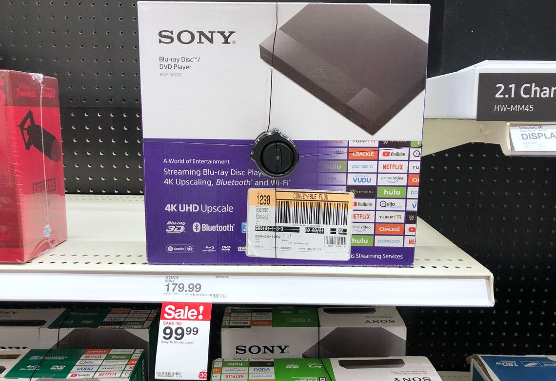 Sony Blu Ray 4k Player Only 95 At Target Reg 180 The Krazy Coupon Lady