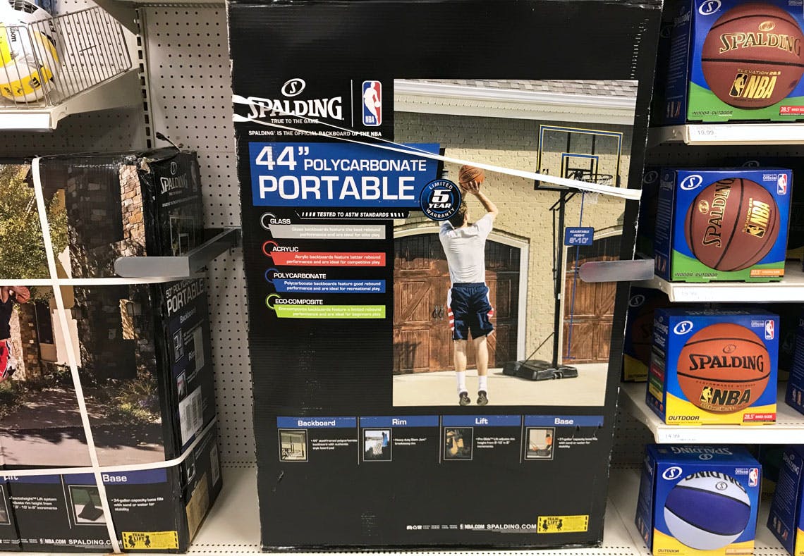 Spalding Portable Backboard Only 123 At Target The Krazy