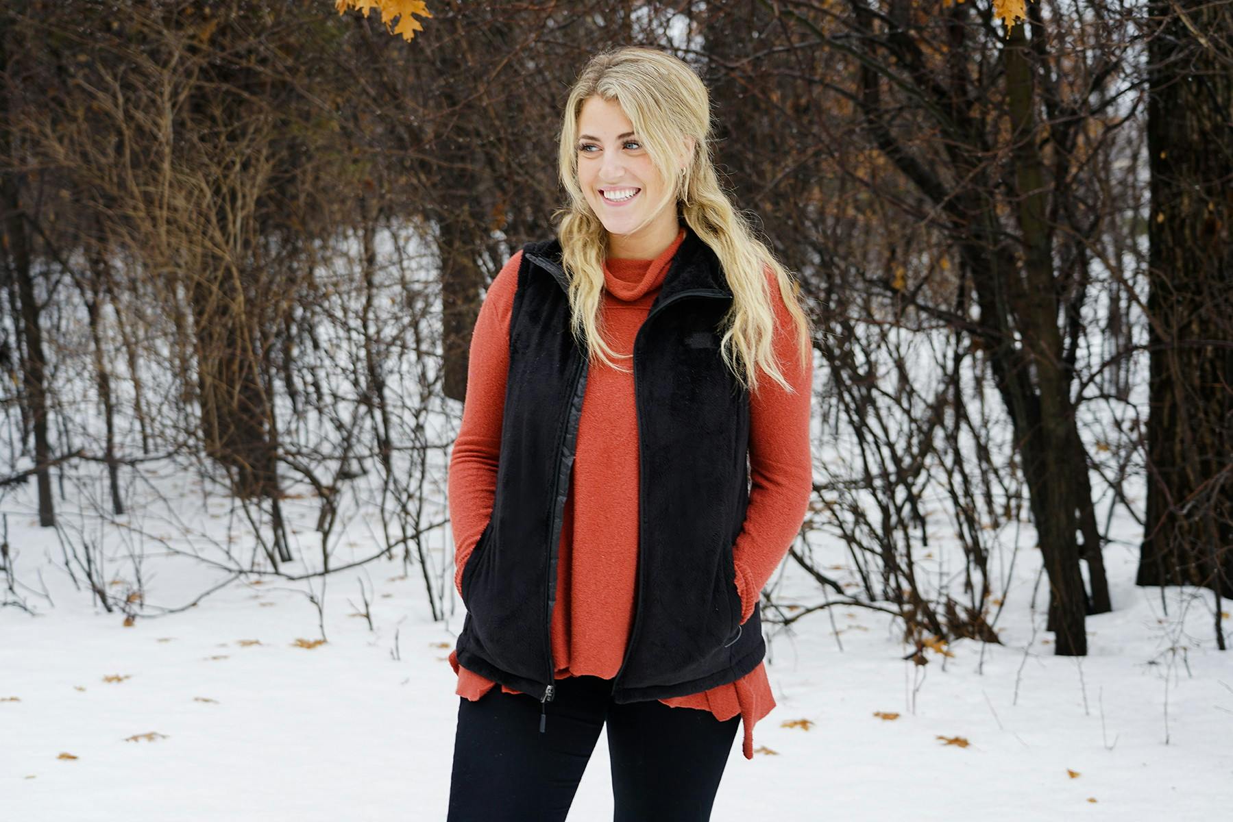 the north face women's osito vest