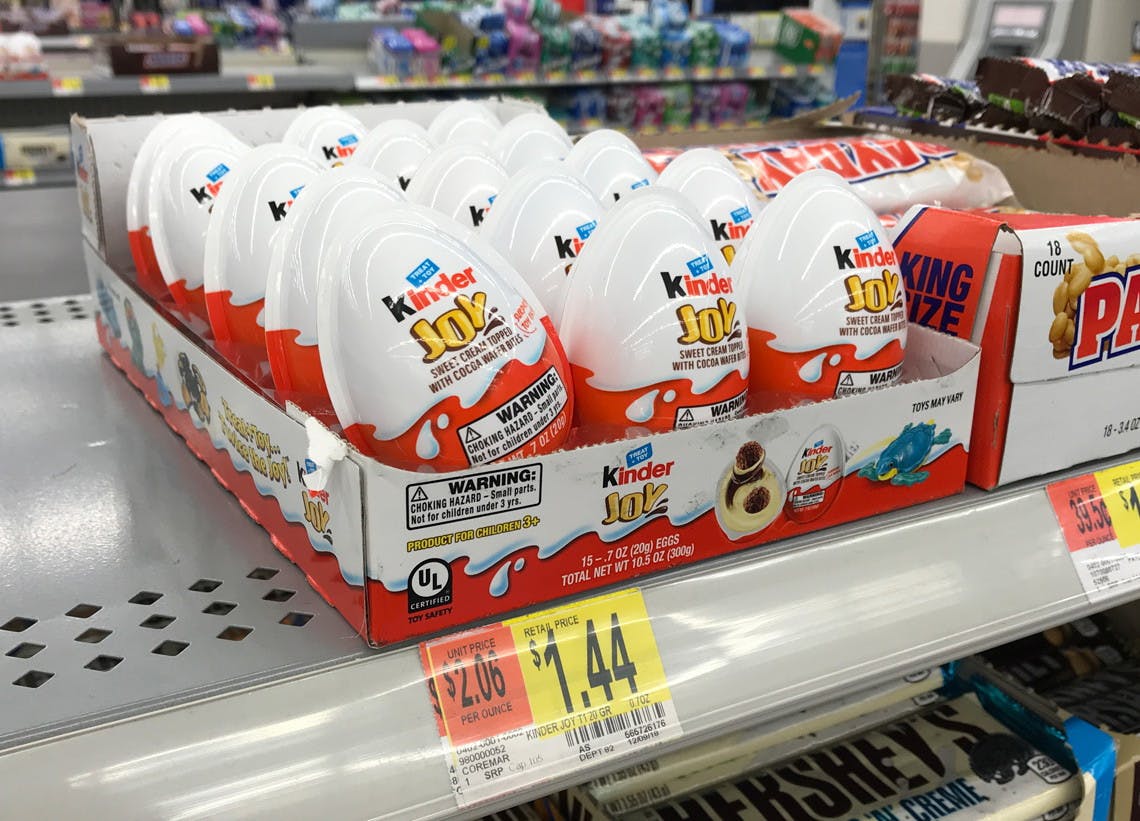 kinder surprise eggs walmart