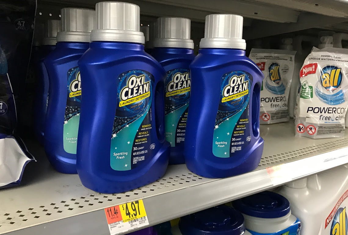 OxiClean Laundry Detergent Only 2 97 At Walmart The Krazy Coupon Lady