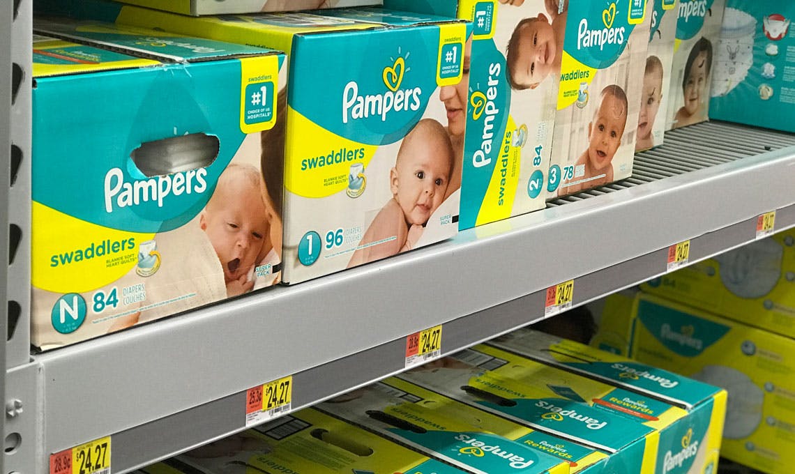 pampers diapers walmart