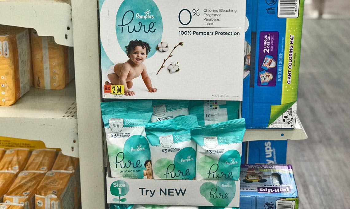 pampers pure walmart