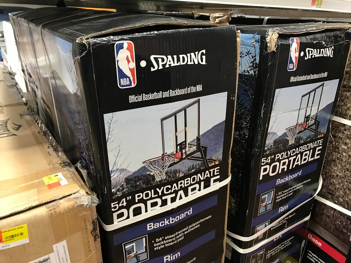 Spalding Nba Basketball Hoop W Backboard 180 At Walmart The