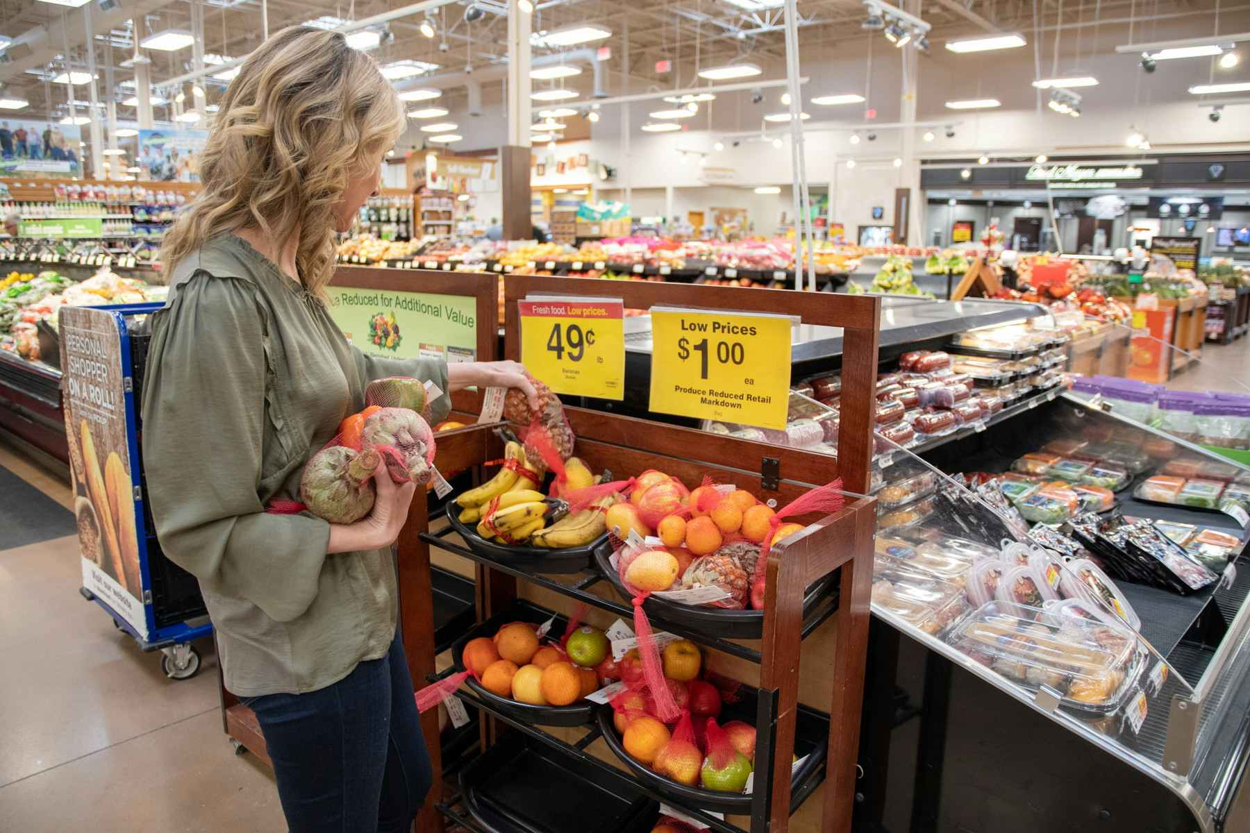 Save at least 25% with markdown produce at Kroger.
