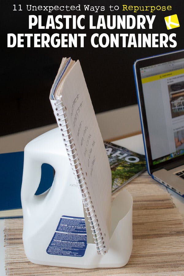 11 Unexpected Ways to Repurpose Plastic Laundry Detergent Containers