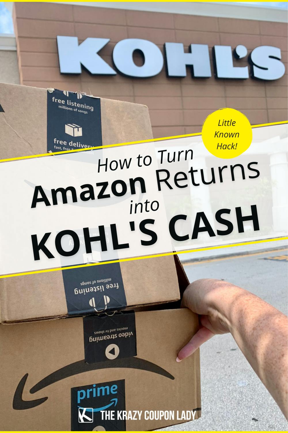 Here's How to Turn Amazon Returns Into Kohl's Cash