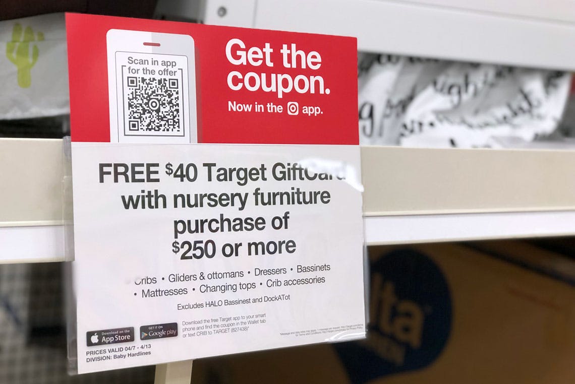 target crib coupon