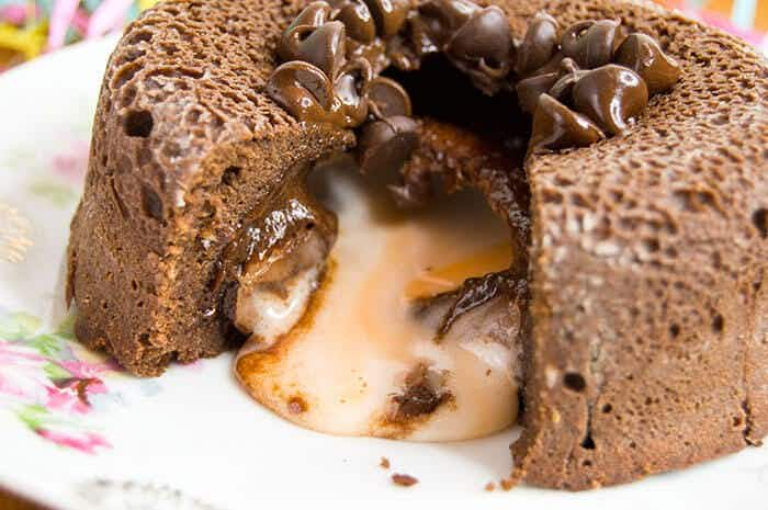 Cadbury Creme Egg Lava Cake