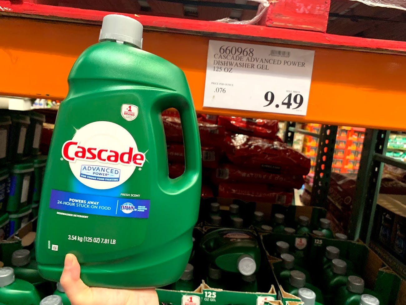 Buy Cascade Advanced Power Dishwasher Gel at Costco.