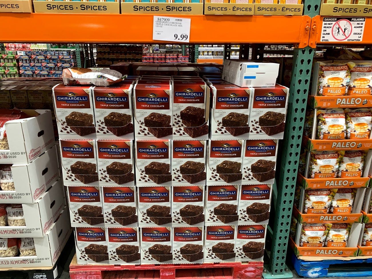 Buy Ghirardelli Triple Chocolate Brownie Mix at Costco.