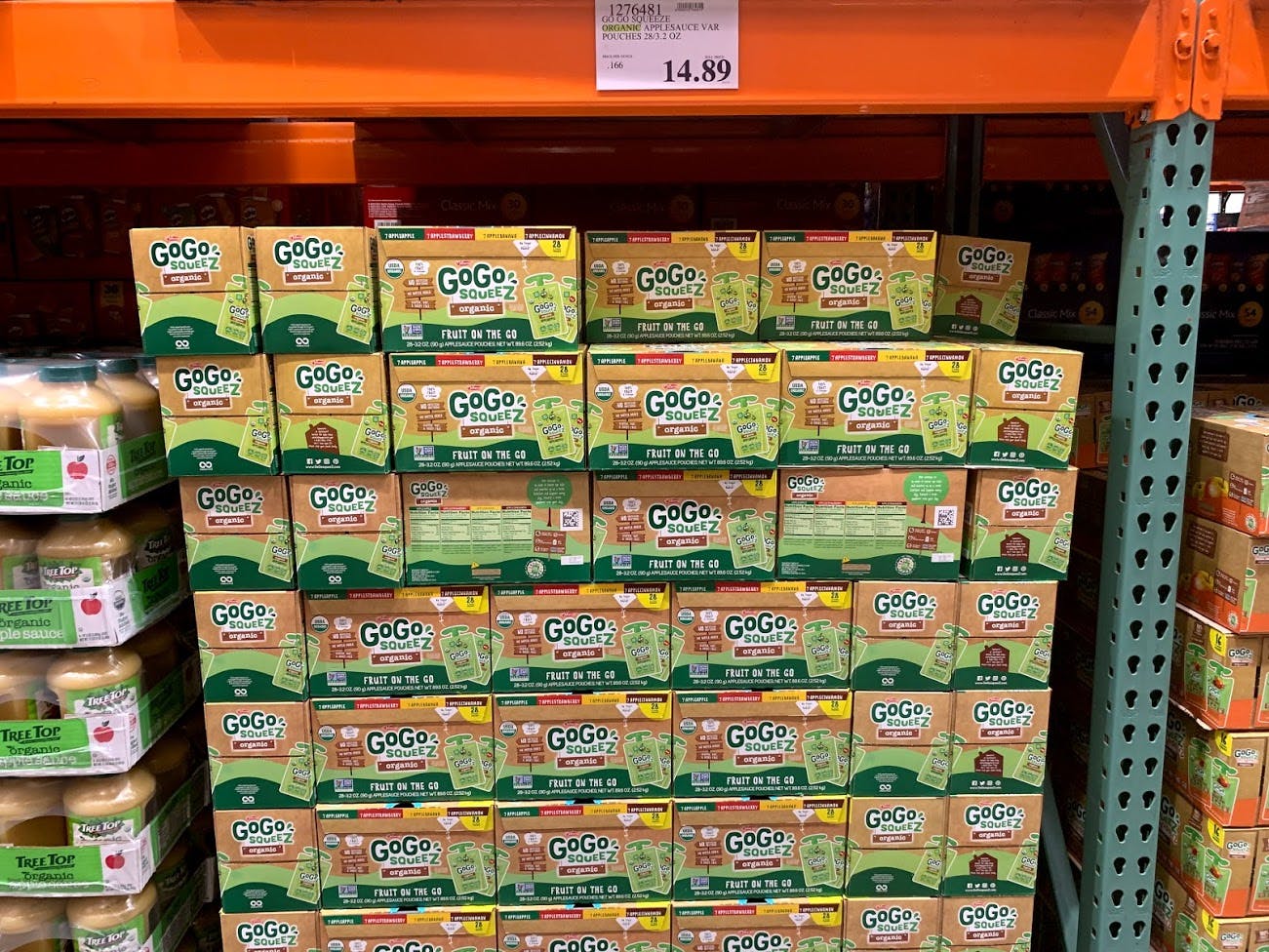 Buy Go Go Squeez Applesauce Pouches at Costco.