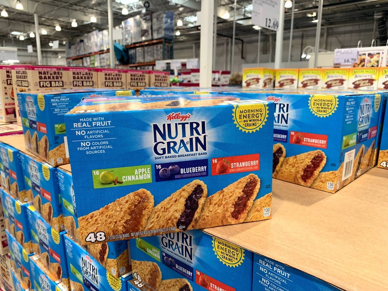 Buy Kellogg's Nutri Grain Bars at Costco.