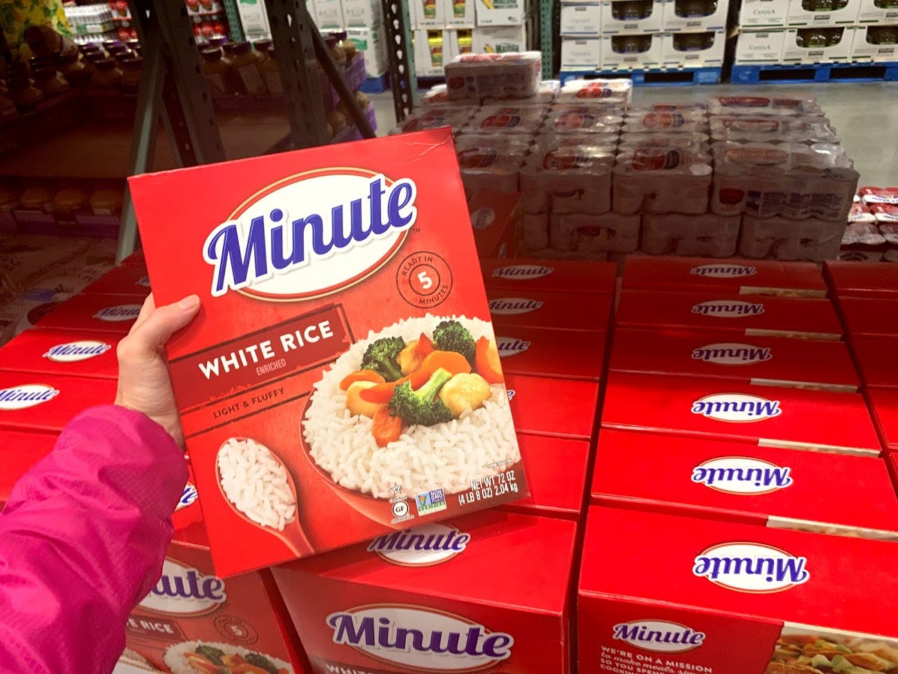 Buy Minute Long Grain Instant Rice at Costco.