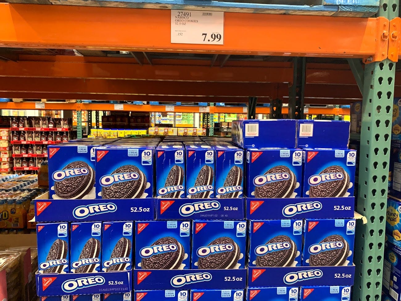 Buy Nabisco Oreos at Costco.
