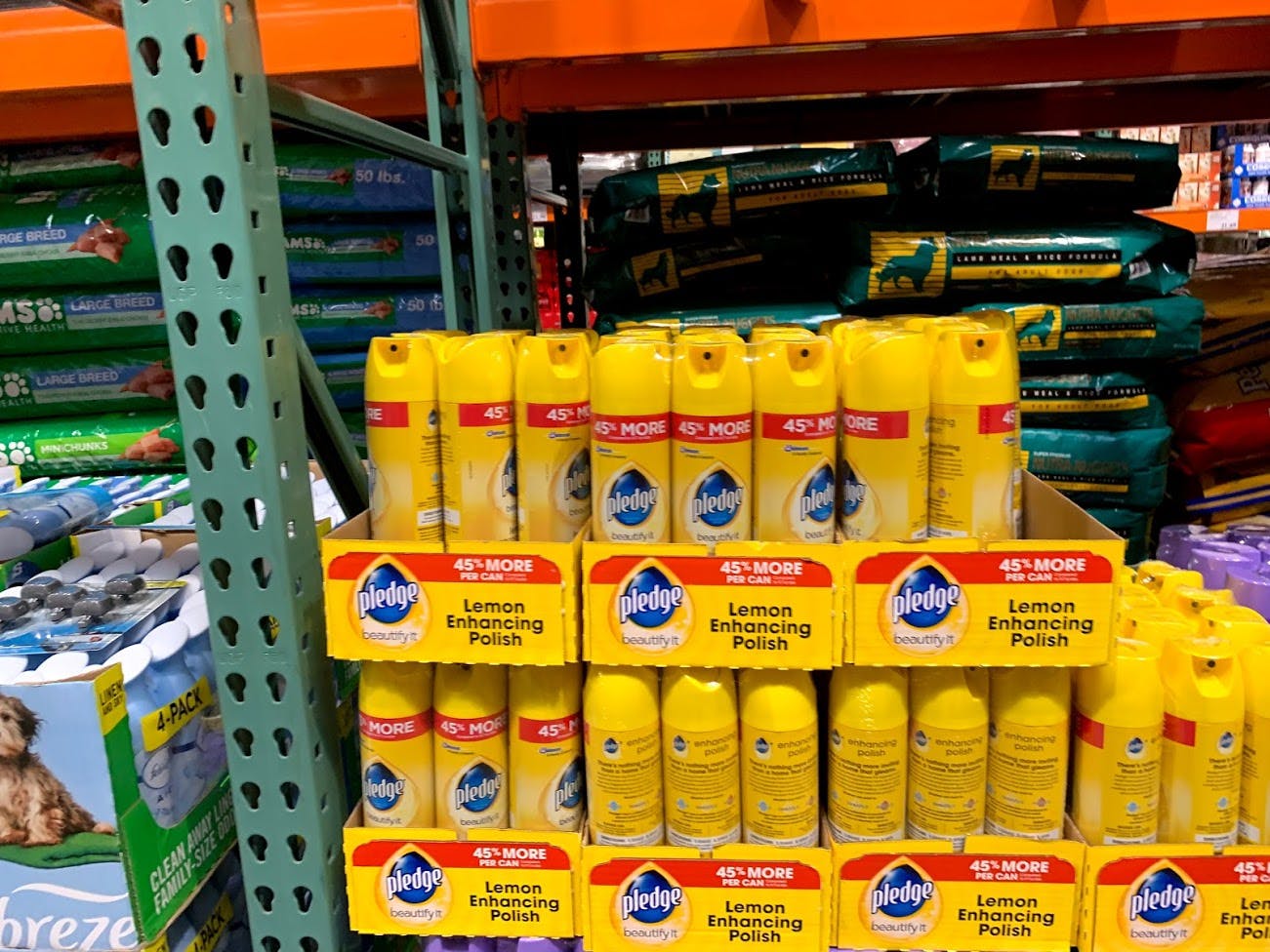 Buy Pledge Lemon Clean at Costco.