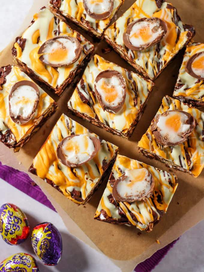 Cadbury Creme Egg Rocky Road