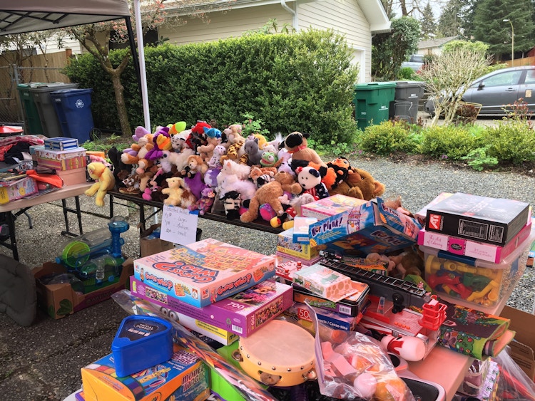 Garage sale toys