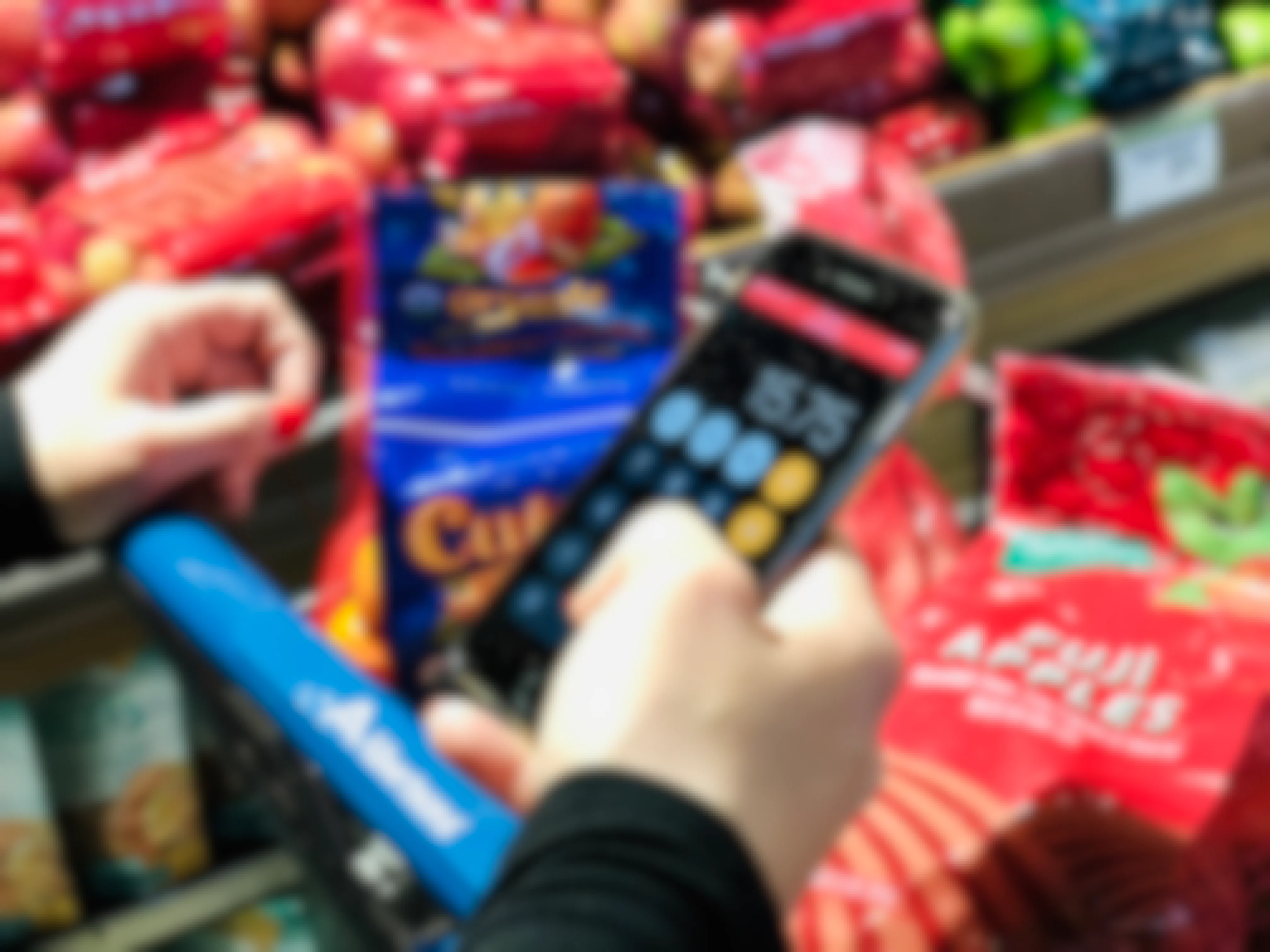 Use your phone as a calculator at the grocery store to keep a running total.