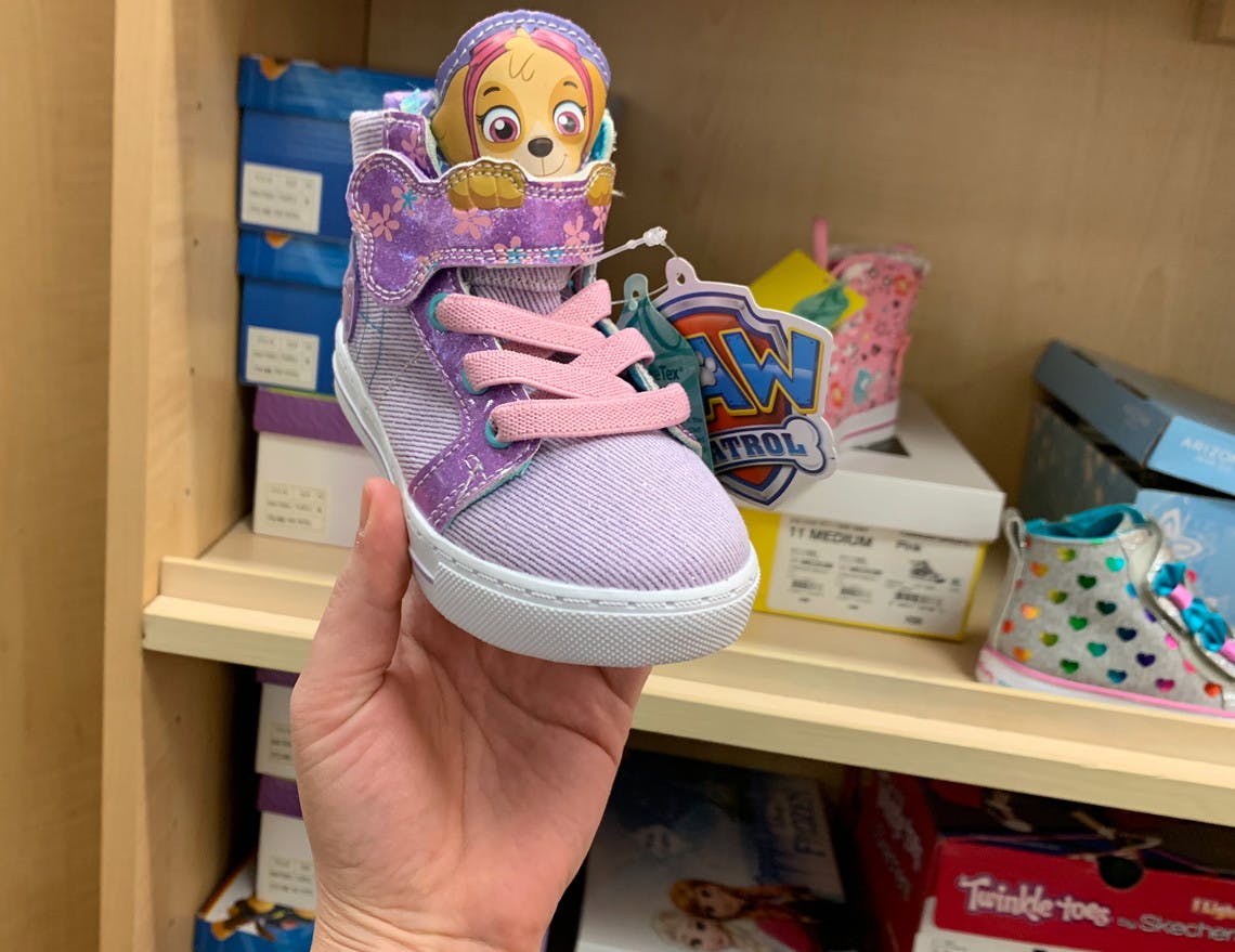 jcpenney paw patrol shoes