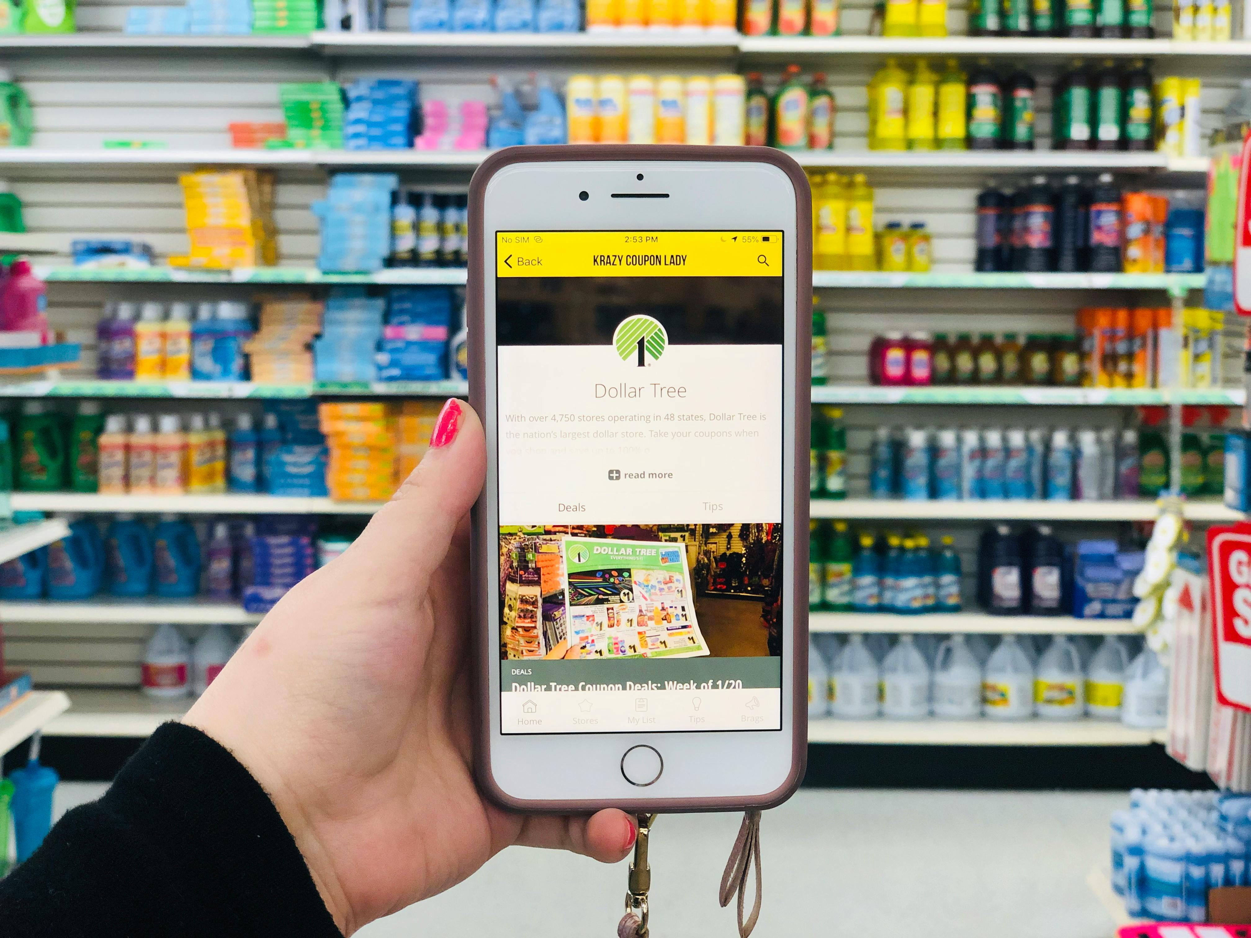 The Krazy Coupon Lady app: Apps You Should Use at Dollar Tree to Get Free Stuff