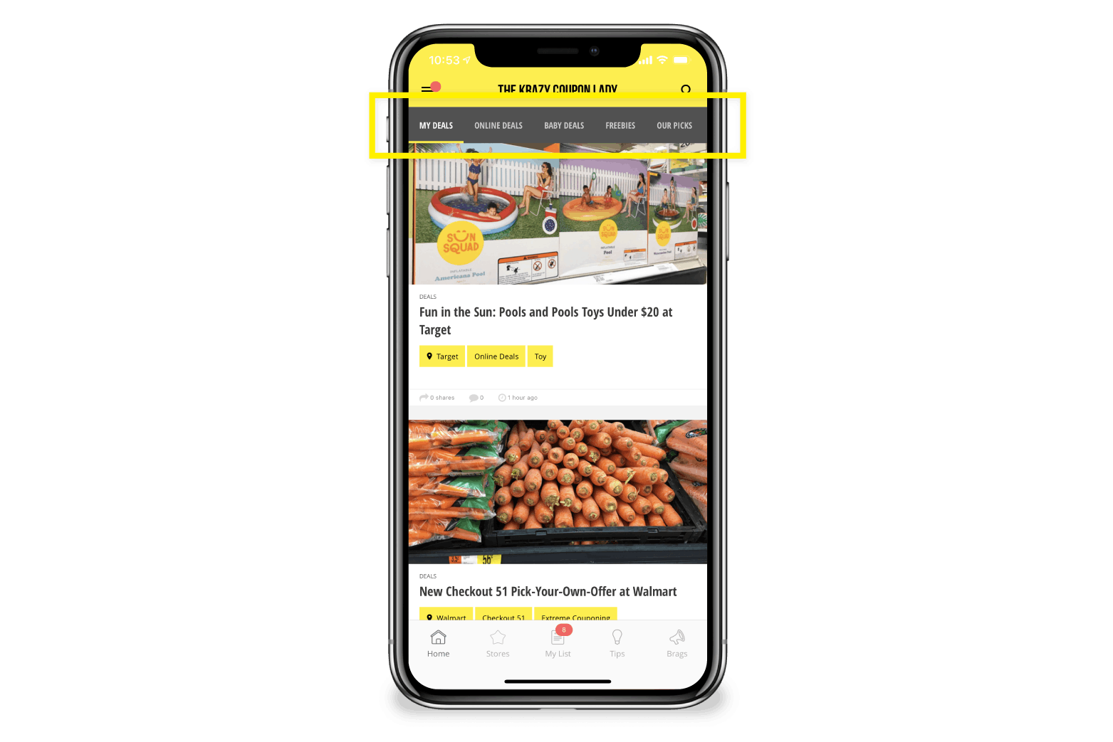 Getting Started with the Krazy Coupon Lady Mobile iOS App - The Krazy