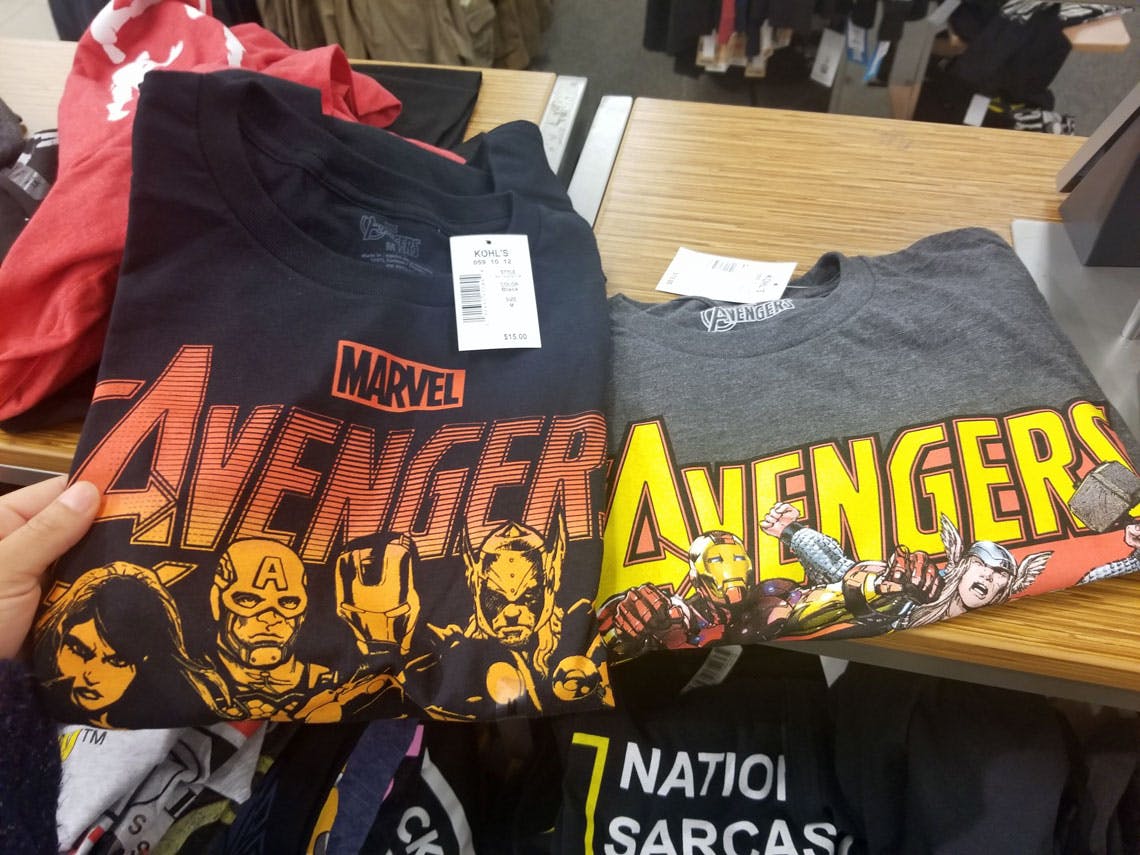 avengers shirt kohls