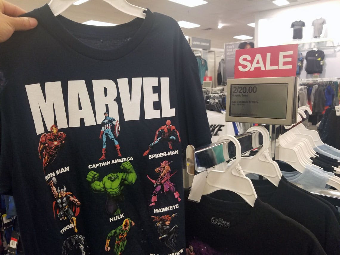 kohls avengers shirt