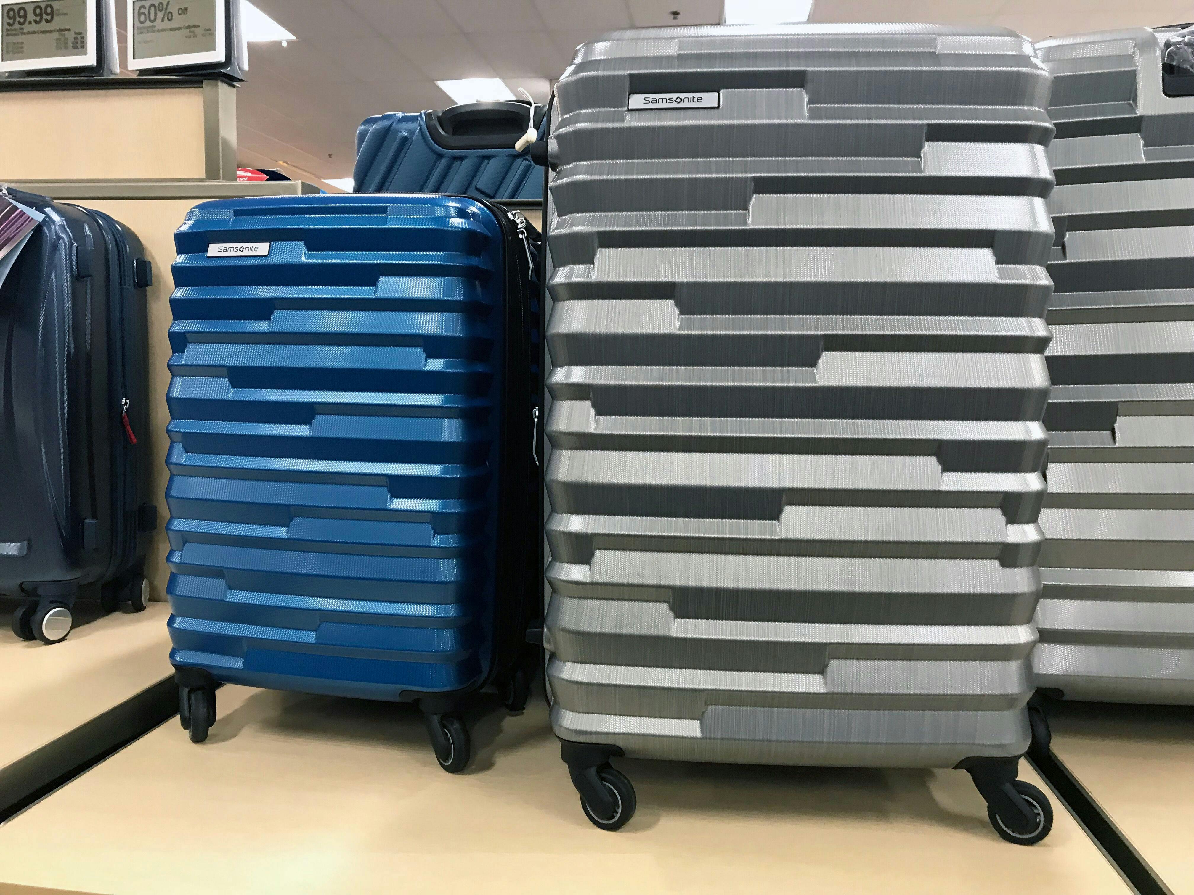 kohl's carry on spinner luggage