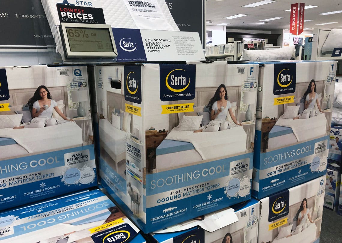 Serta Memory Foam Mattress Topper 60 15 Kohl S Cash All Sizes The Krazy Coupon Lady Serta Memory Foam Mattress Topper 60 15 Kohl S Cash All Sizes The Krazy Coupon Lady