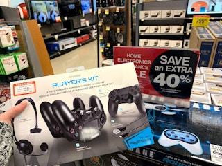 Even electronics goes an extra 40%.