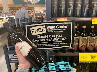 Save 10-20% on wine when you buy 6 or more bottles at Kroger.