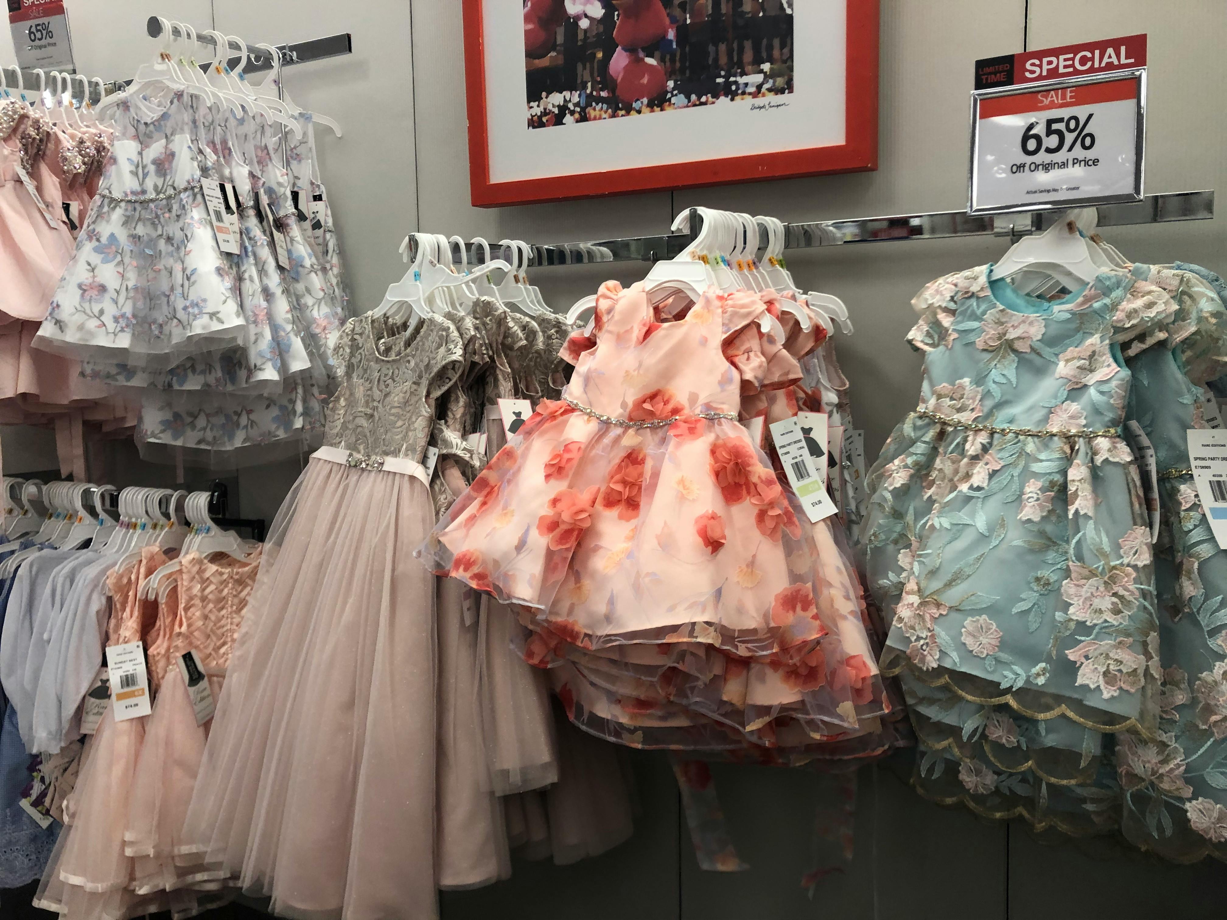 Dresses at macy's department store sale