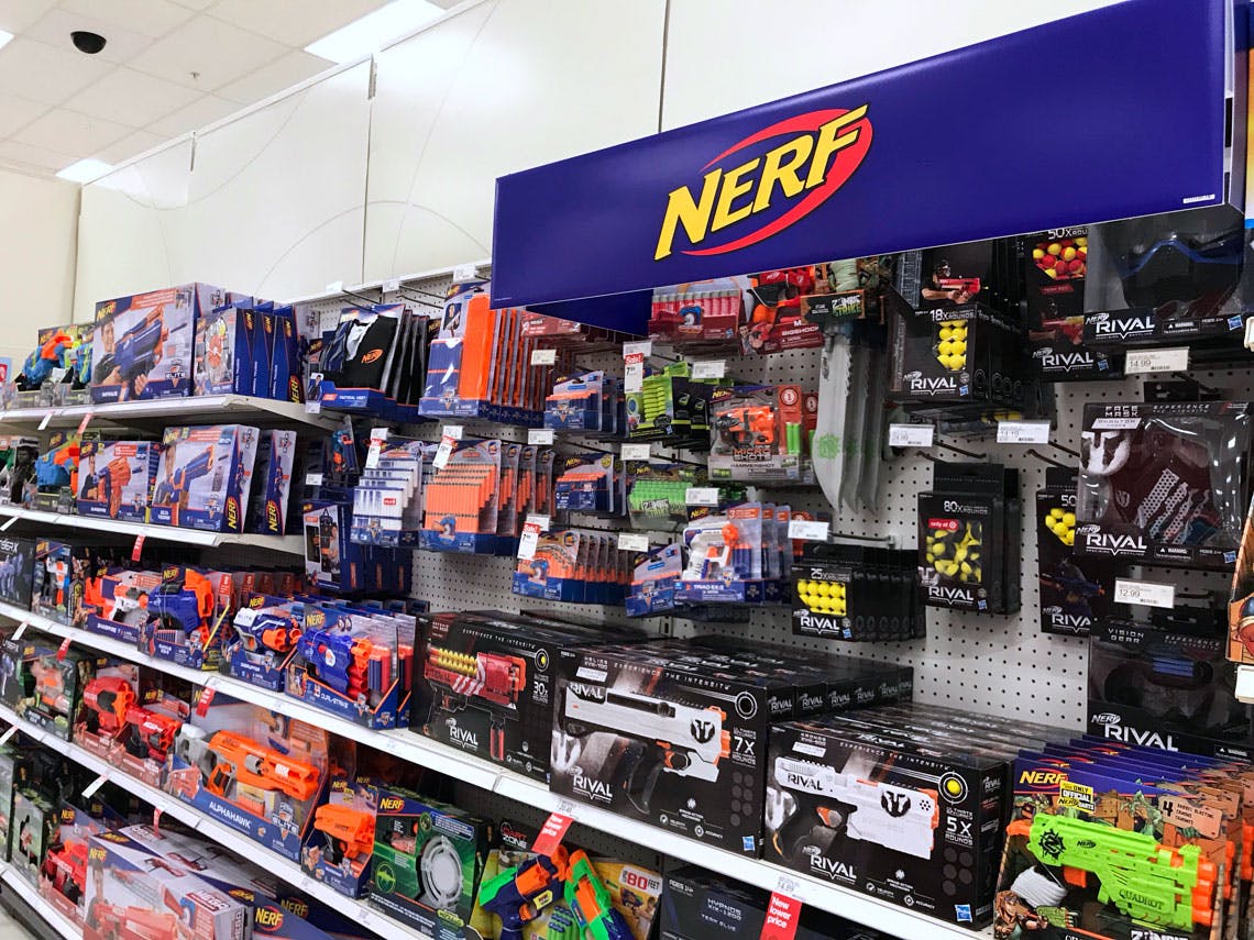 nerf stuff at target