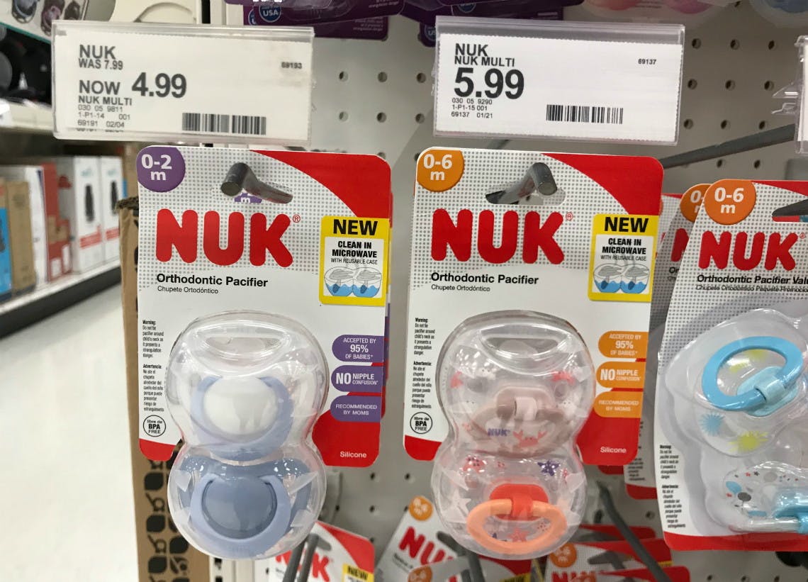 nuk orthodontic pacifier target