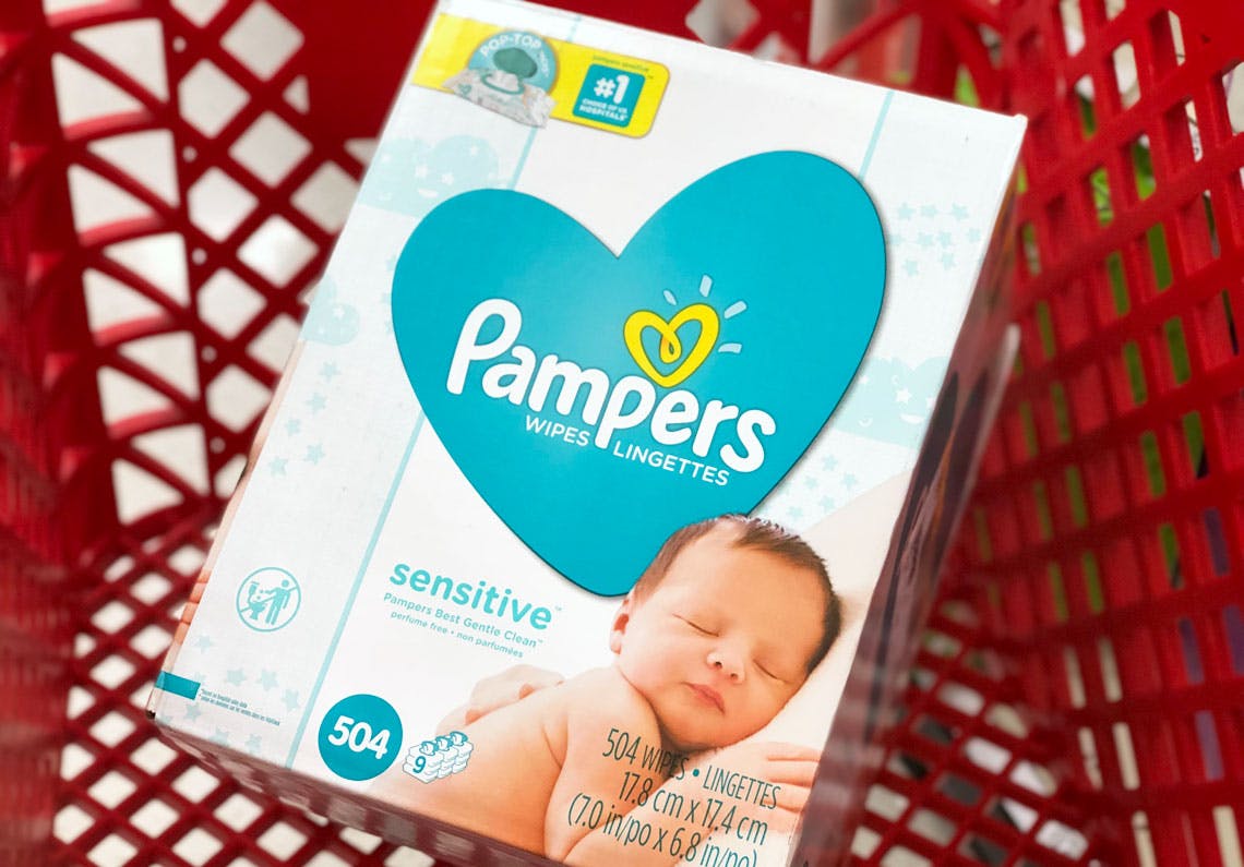 target pampers baby wipes