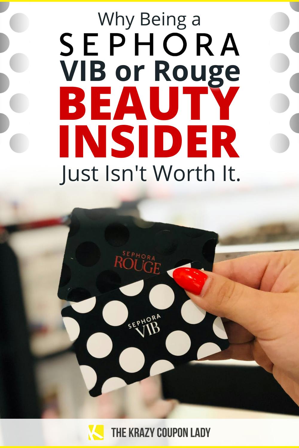 Why You Don't Really Need to Be a Sephora VIB or Rouge Beauty Insider